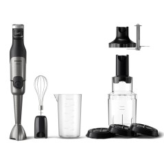 Philips Series 5000 HR2684 Hand Blender 12kW - Powerful, Versatile, Jet Black Design